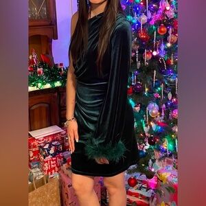 Pretty Garden Emerald Green Dress